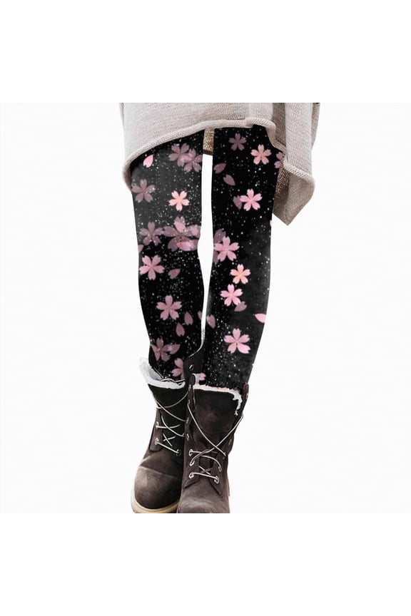 Yoga Pants Women High Waist Stretch Casual Soft Straight Leg Bottoms(Pink,S)