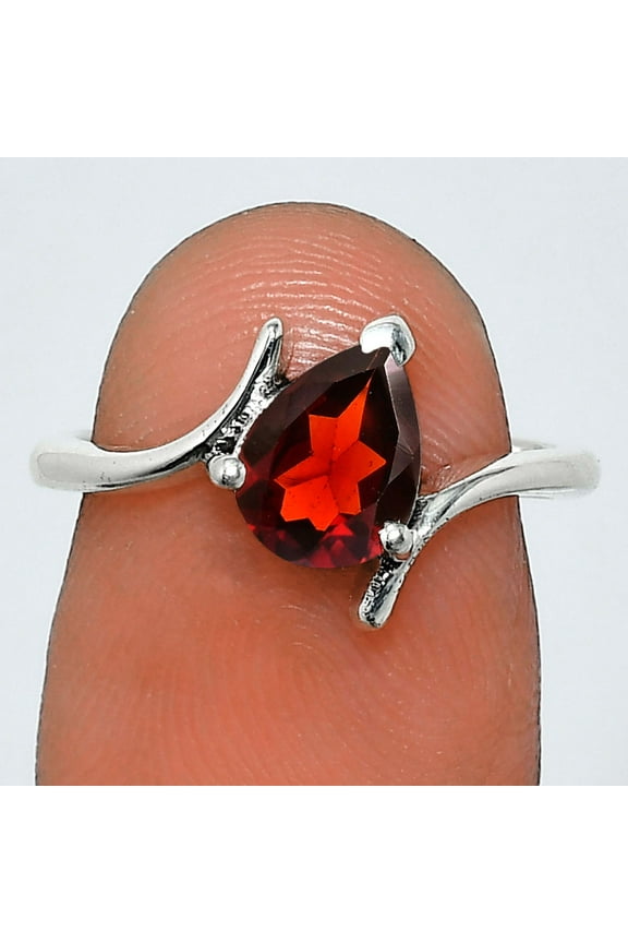 Hessonite Garnet 925 Sterling Silver Ring s.7 Jewelry R-1731 AGR1022_B_7
