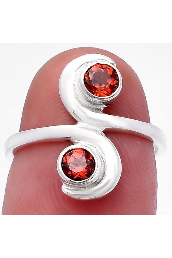 Hessonite Garnet - Madagascar 925 Sterling Silver Ring s.5 Jewelry DGR1129_A_5 R-1230