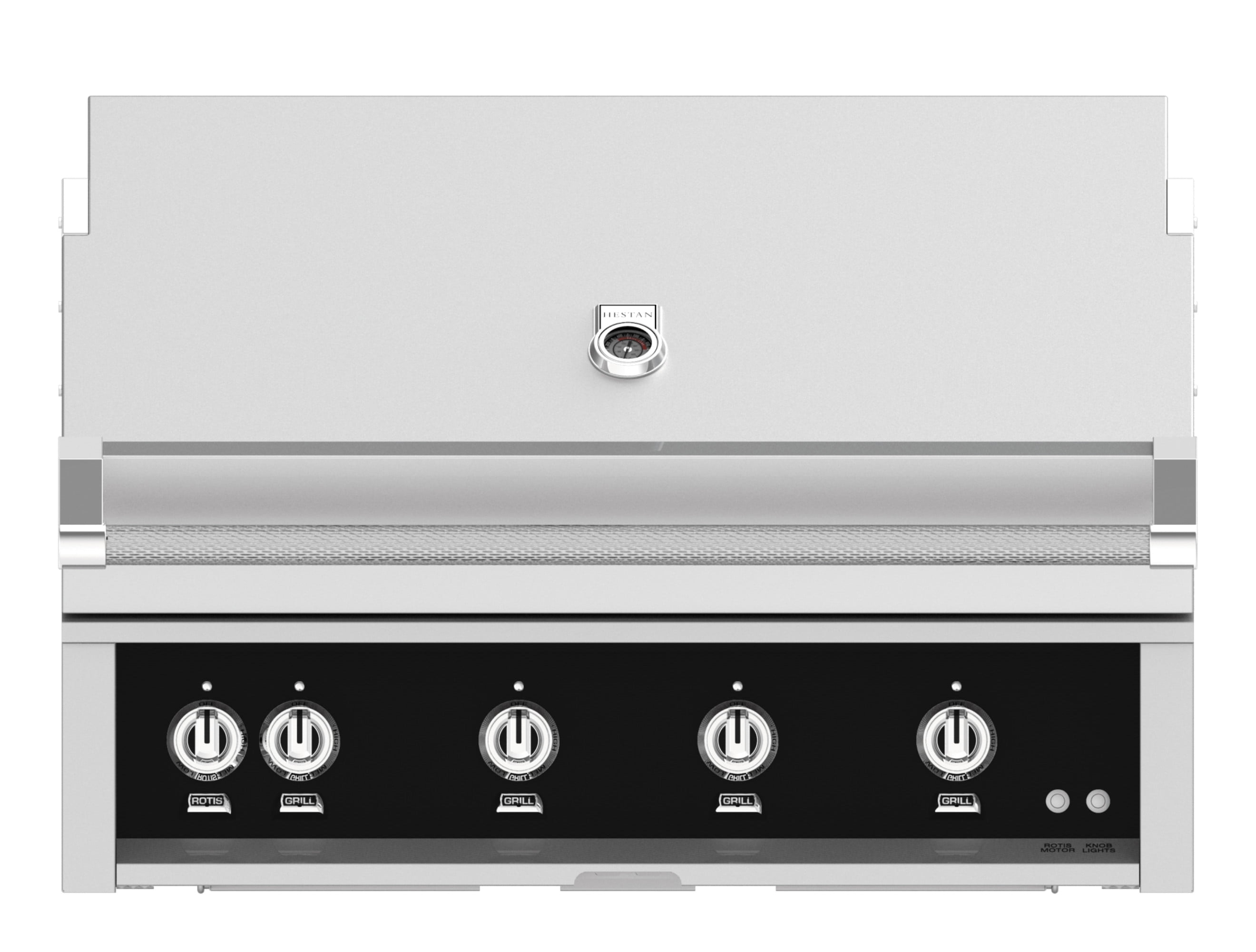 Stealth 42-Inch Stainless Steel Built-in Natural Gas Grill with Infrared Rotisserie