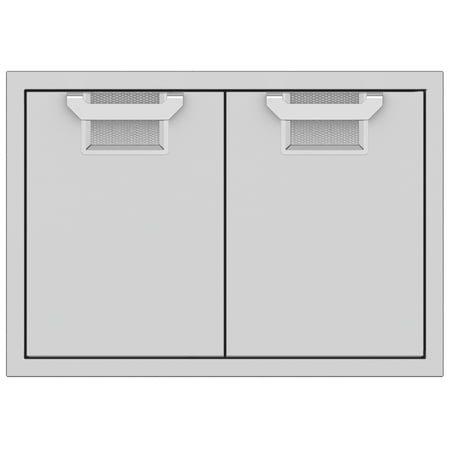 Aspire by Hestan - Aspire AEAD Series 30" Outdoor Double Access Doors - Silver