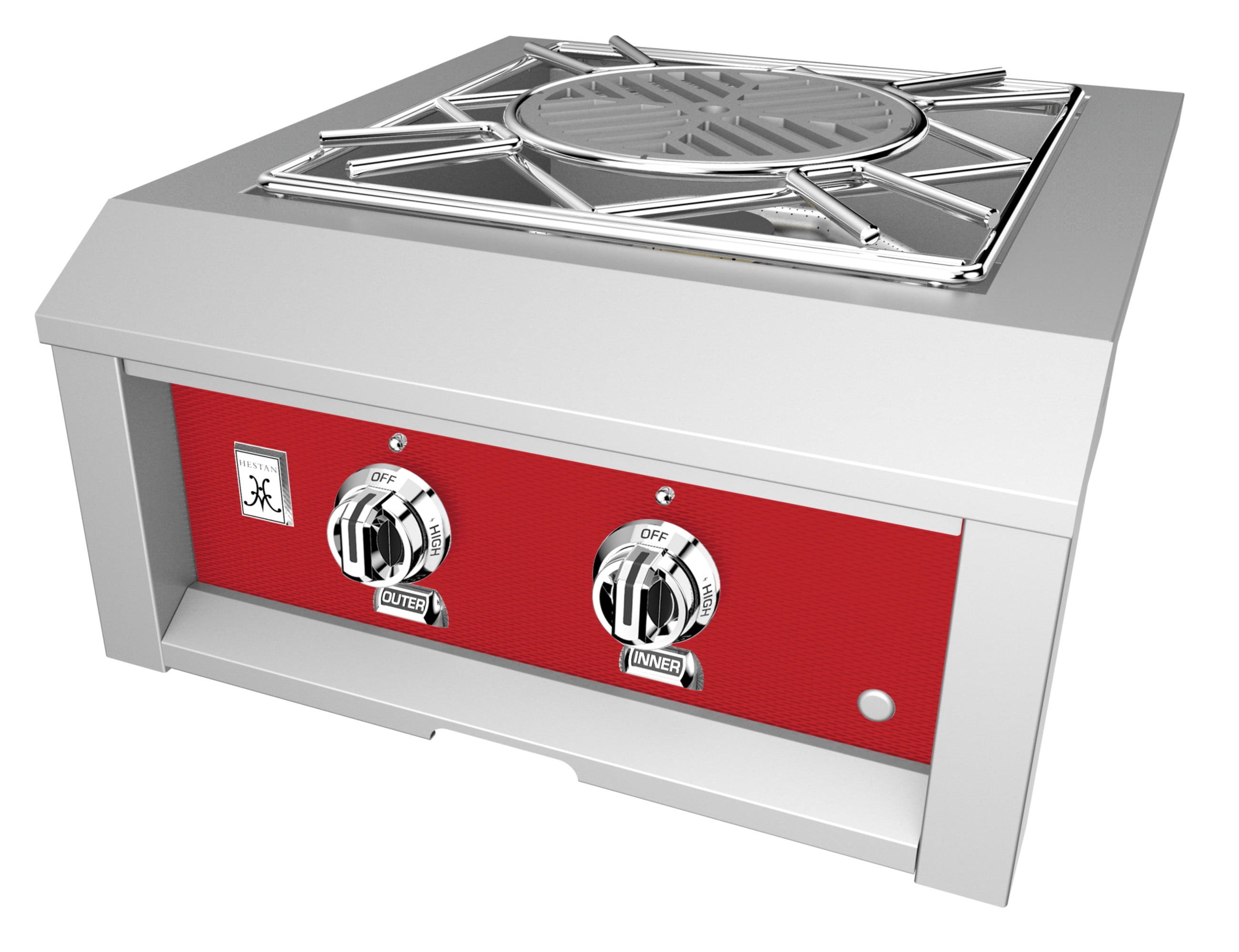Hestan AGPB24-NG-RD 70000 BTU 24" Wide Natural Gas Built-In Power Burner - Matador