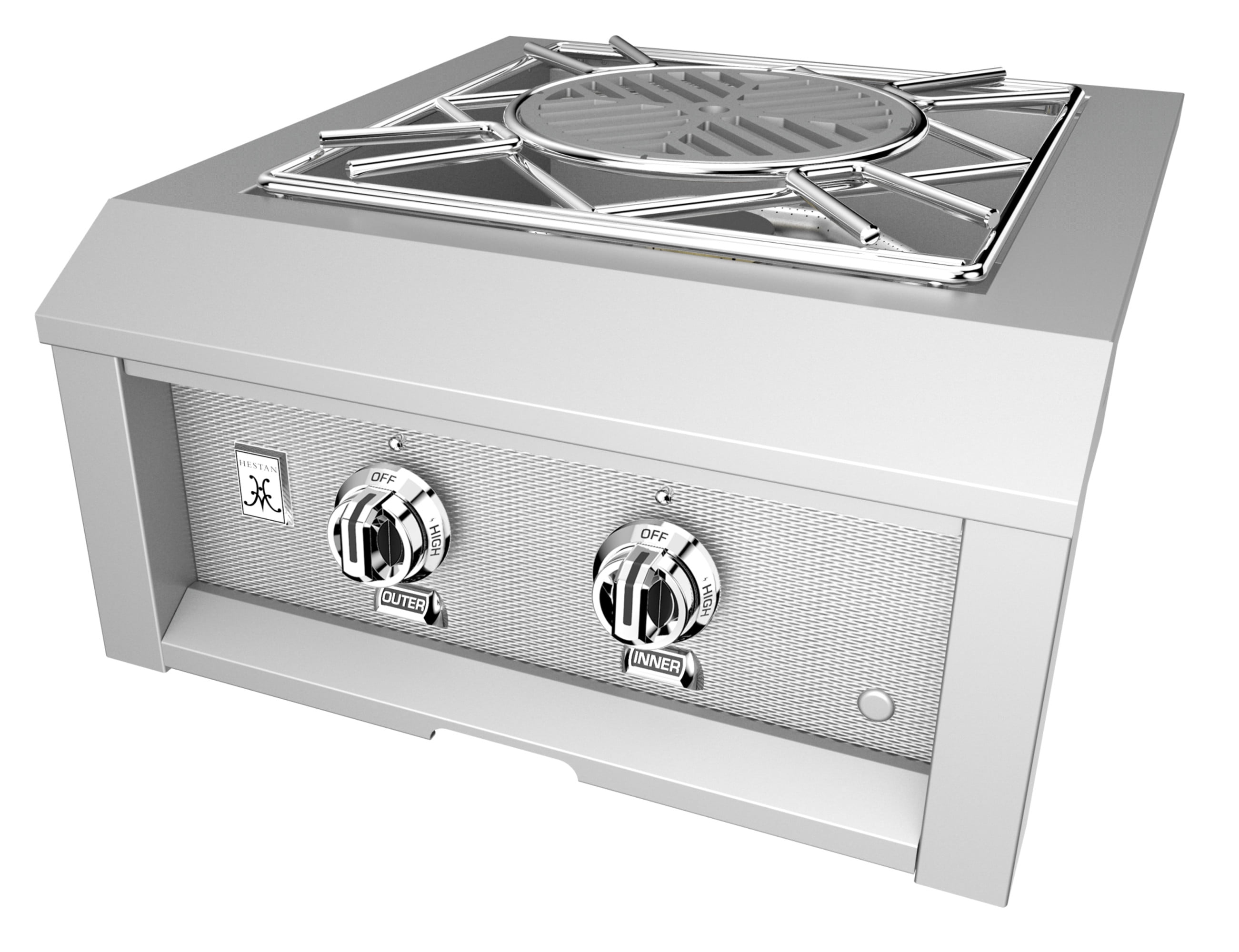 Hestan AGPB24-NG 70000 BTU 24" Wide Natural Gas Built-In Power Burner - Stainless Steel