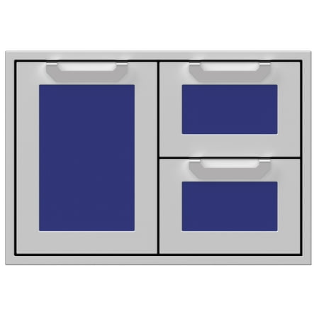 Hestan Agsdr30 30" Wide Single Storage Door And Double Drawer From The Hestan Outdoor