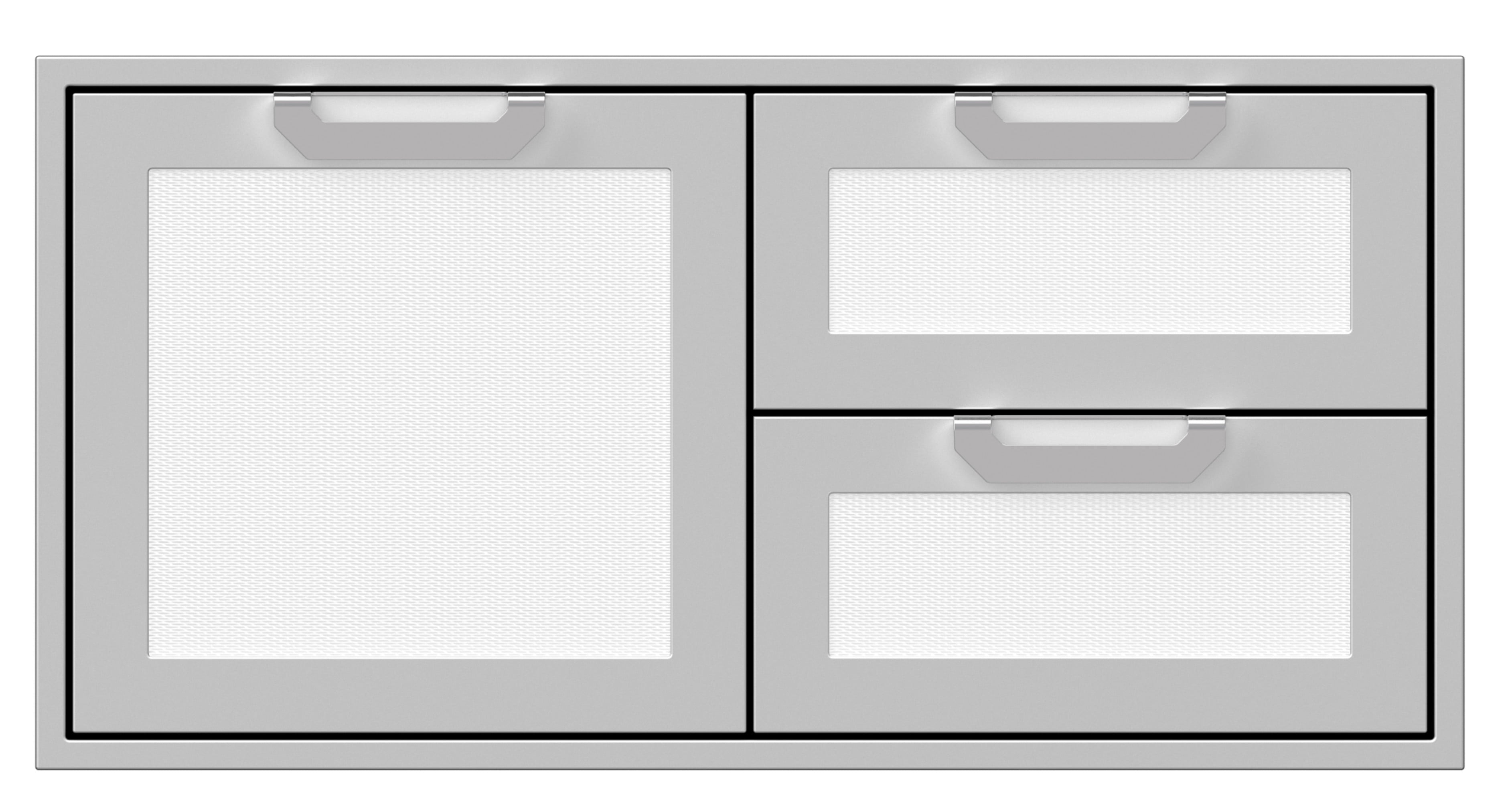 Hestan AGSDR42-WH 42" Wide Single Storage Door And Double Drawer From The Hestan Outdoor