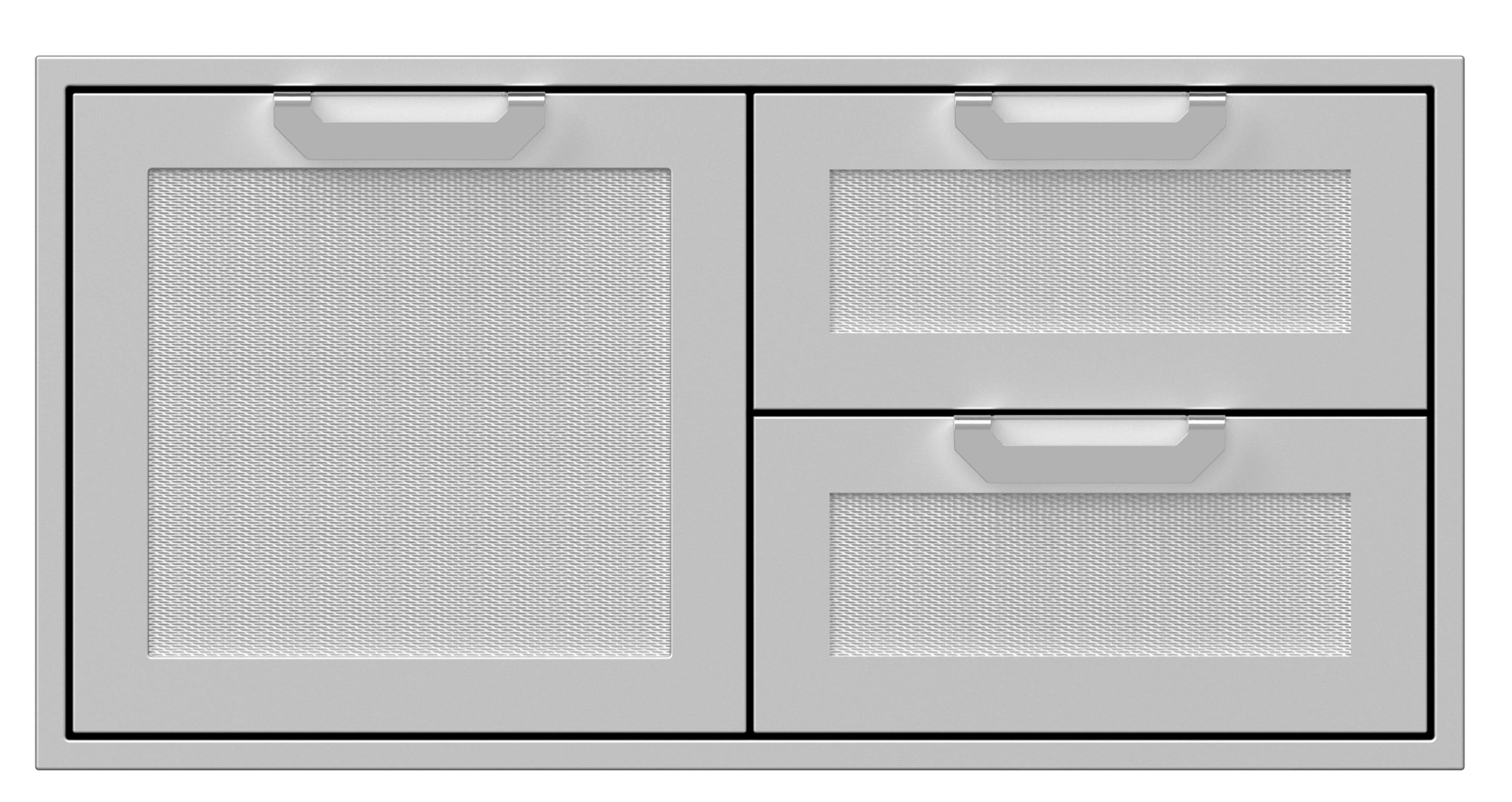 Hestan AGSDR42 42" Wide Single Storage Door And Double Drawer From The Hestan Outdoor