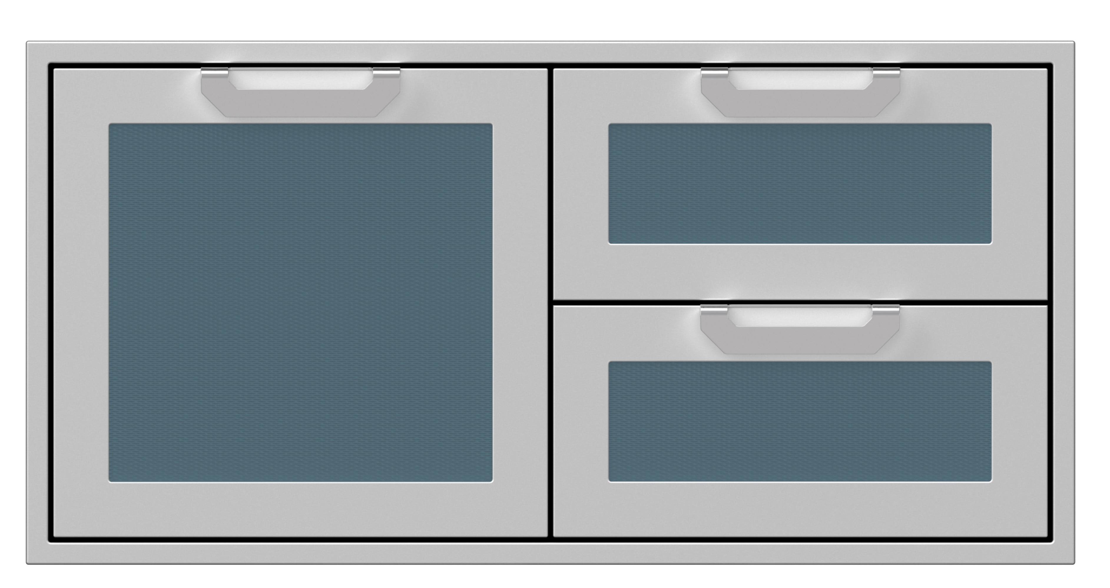 Hestan AGSDR42-GG 42" Wide Single Storage Door And Double Drawer From The Hestan Outdoor