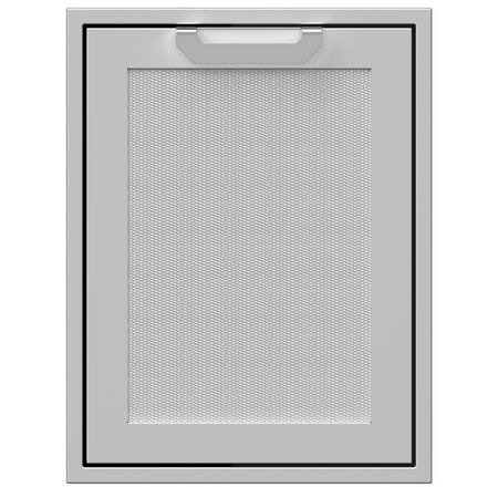Hestan - 20" Outdoor Trash and Recycle Drawer - Silver