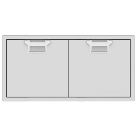 Hestan - Aspire AEAD Series 42" Outdoor Double Access Doors - Stainless Steel