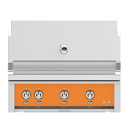 Hestan - 36" Built-In Gas Grill - Orange