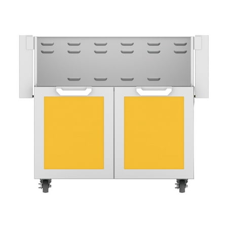 Hestan - Double-Door Tower Cart for 36" Gas Grills - Yellow