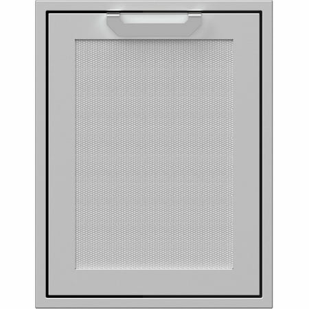 Hestan - 20" Outdoor Trash and Recycle Drawer - Silver