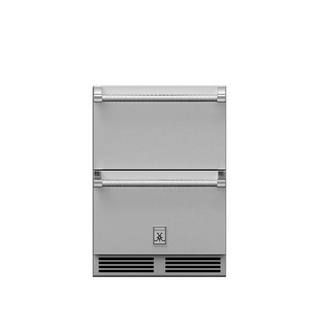 Hestan - 5.2 Cu. Ft. Mini Fridge - Stainless Steel