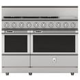 thumbnail image 1 of Hestan KRD484GD-NG 48 Inch Wide 7.5 Cu. Ft. Free Standing Dual Fuel Range, 48" 4 Burner (w/Griddle), Stainless Steel, 1 of 1