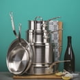 thumbnail image 1 of Hestan ProBond 10 Piece Stainless Steel Cookware Set, 1 of 7