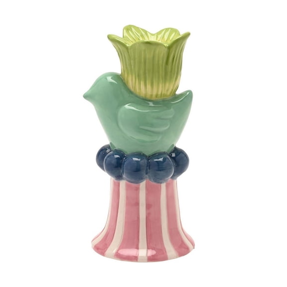 Hestia Flowers And Birds Candle Holder