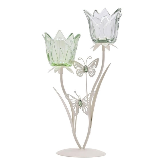 Hestia Glass Stem Full Candle Holder