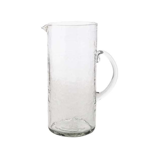 Hestia Hammered Style Glass Jug