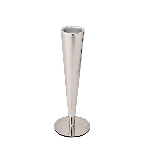 Hestia Tapered Polished Silver Tealight Holder - Large