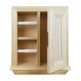thumbnail image 1 of Hestia Unfinished Solid Wood Recessed Double Toilet Paper Holder with Cabinet 14"w x 16.25"h, 1 of 5
