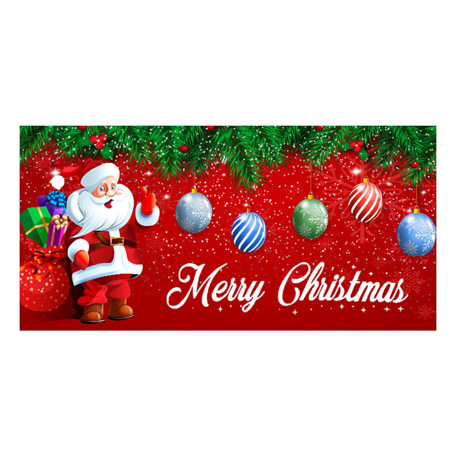 Hesxuno Christmas Garage Door Banner Decorations, Christmas Large