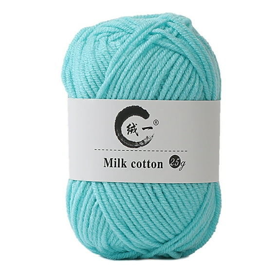 Hesxuno Colorful Hand Knitting 25g Knitting Crochet Milk Soft Baby Cotton Wool Yarn