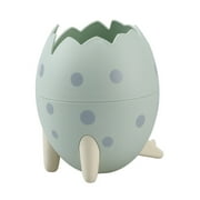 Hesxuno Cute Pen Holder For Desk,Dinosaur Eggs Desktop Storage Bucket Color Pencil Holder Desk Cup Fun Office Desk Accessories Light Green