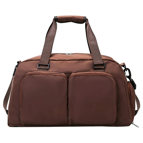 Hesxuno Duffle Bag with Shoes Compartment for Men Women Waterproofs Large Capacity Oxford Cloth Overnight Weekenders Bag for Traveling