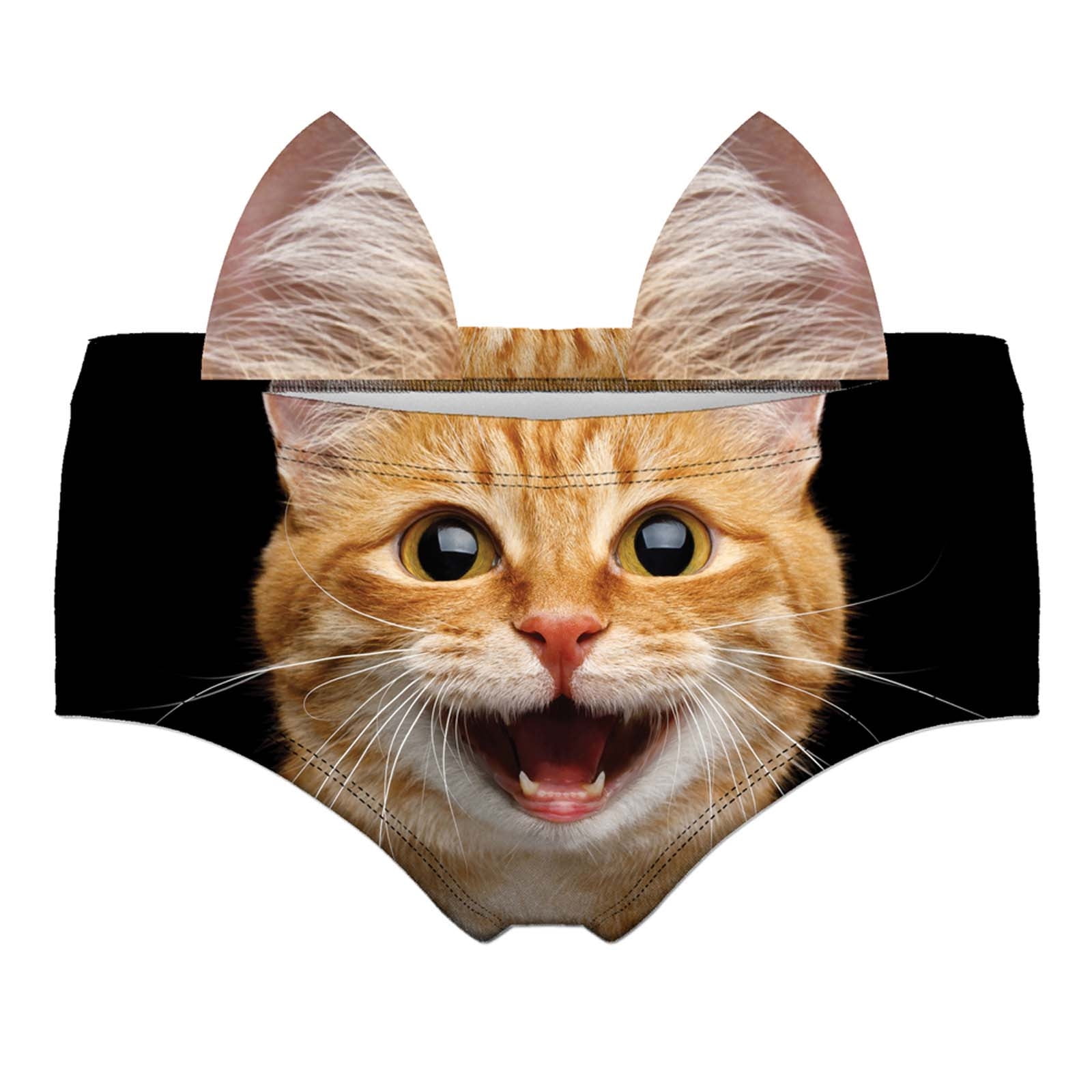 Hesxuno Ladies Fashion Cute Funny Animal Ear Pattern Breathable Panties