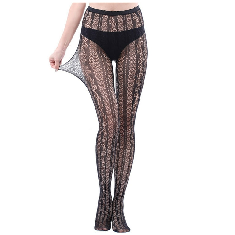 Hesxuno Lingerie for Women for Sex Women Sexy Lace Leggings Pants Fishnet  Socks Netting Stockings Net Sexy Lingerie Transparent Hollow Out Hanging