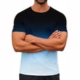 thumbnail image 1 of Hesxuno Novelty Graphic Tees for Men Round Neck Short Sleeve T-shirt Casual Summer Comfort Tee Athletic Running Hiking Shirts Multicolor#1 S, 1 of 4
