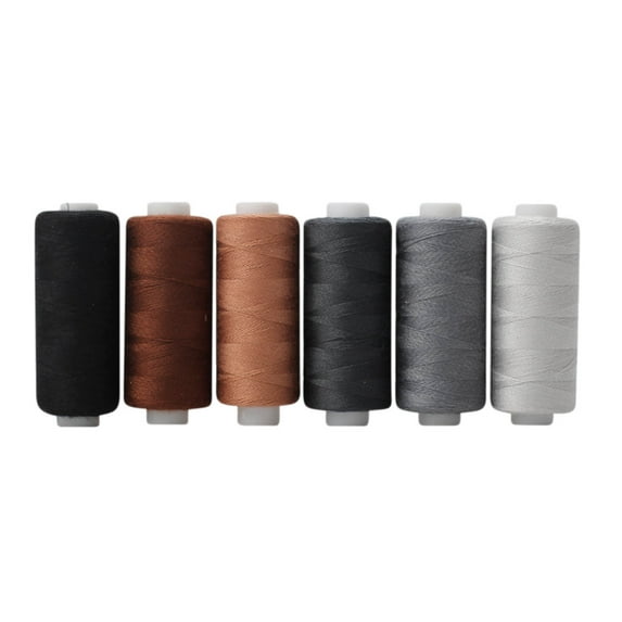 Hesxuno Sewing Thread 36 Colors Sewing Industrial Machine and Hand Stitching Cotton Sewing Thread (6 Color/pack)