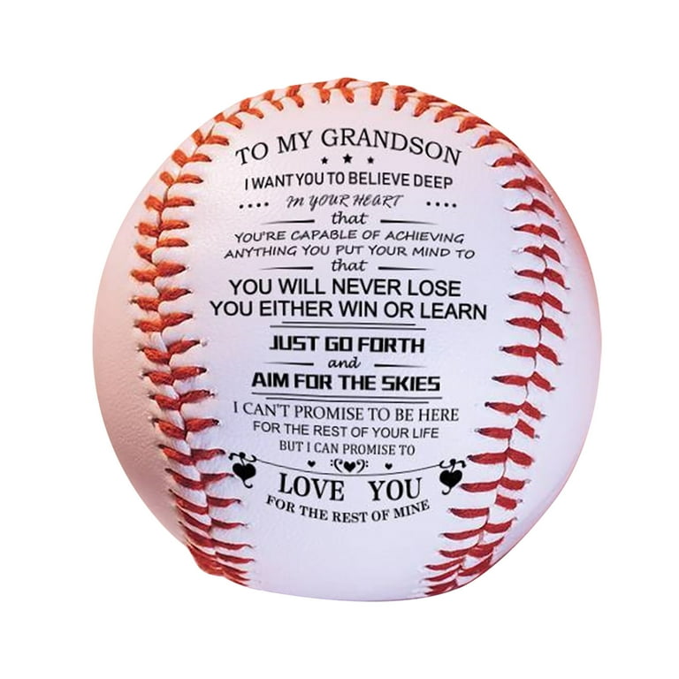 Hesxuno Sports & Outdoors to My Grandson - You'll Never Lose - Baseball Christmas Birthday Gift Party Decoration Travel Hiking Accessories, adult