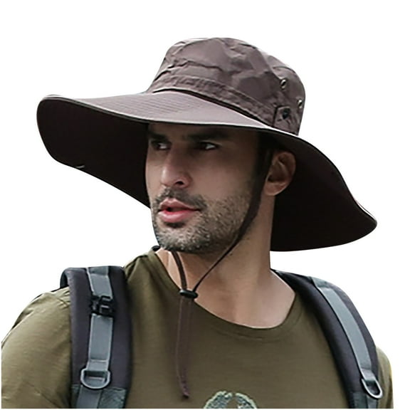 Hesxuno Sun Hats for Men with Uv Protection Wide Brim Men Sun Cap Fishing Hat Quick Dry Outdoor Uv Protection Cap