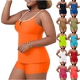 thumbnail image 1 of Hesxuno Womens Swimsuits Plus Size Tummy Control Bathing Suits 2 Piece Scoop Neck V Cut Tankinis Modest Swim Suits Blue XL, 1 of 8