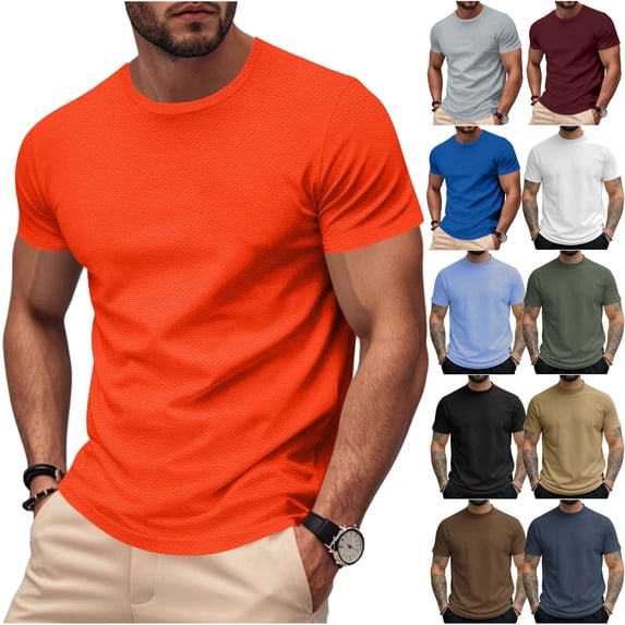 Hesxuno Workout Shirts for Men Mesh Quick Dry Athletic Gym Tee Shirts Short Sleeve Running Cooling Swimming T-Shirt Stretchy Lightweight Breathable Sports Tops Gray XXXL