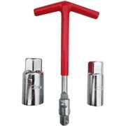Hetai T-handle Universal Joint Spark Plug Remover Installer Set 5/8" & 13/16" 16-21 Mm