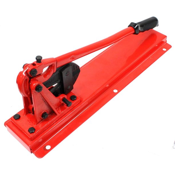 HetayC 24" Bench Type Swaging Tool with Bolt Cutter Head Swager Wire