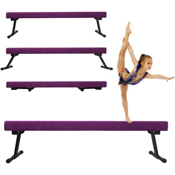 HetayC 6FT/8FT Gymnastic Balance Beam,Adjustable High and Low Level