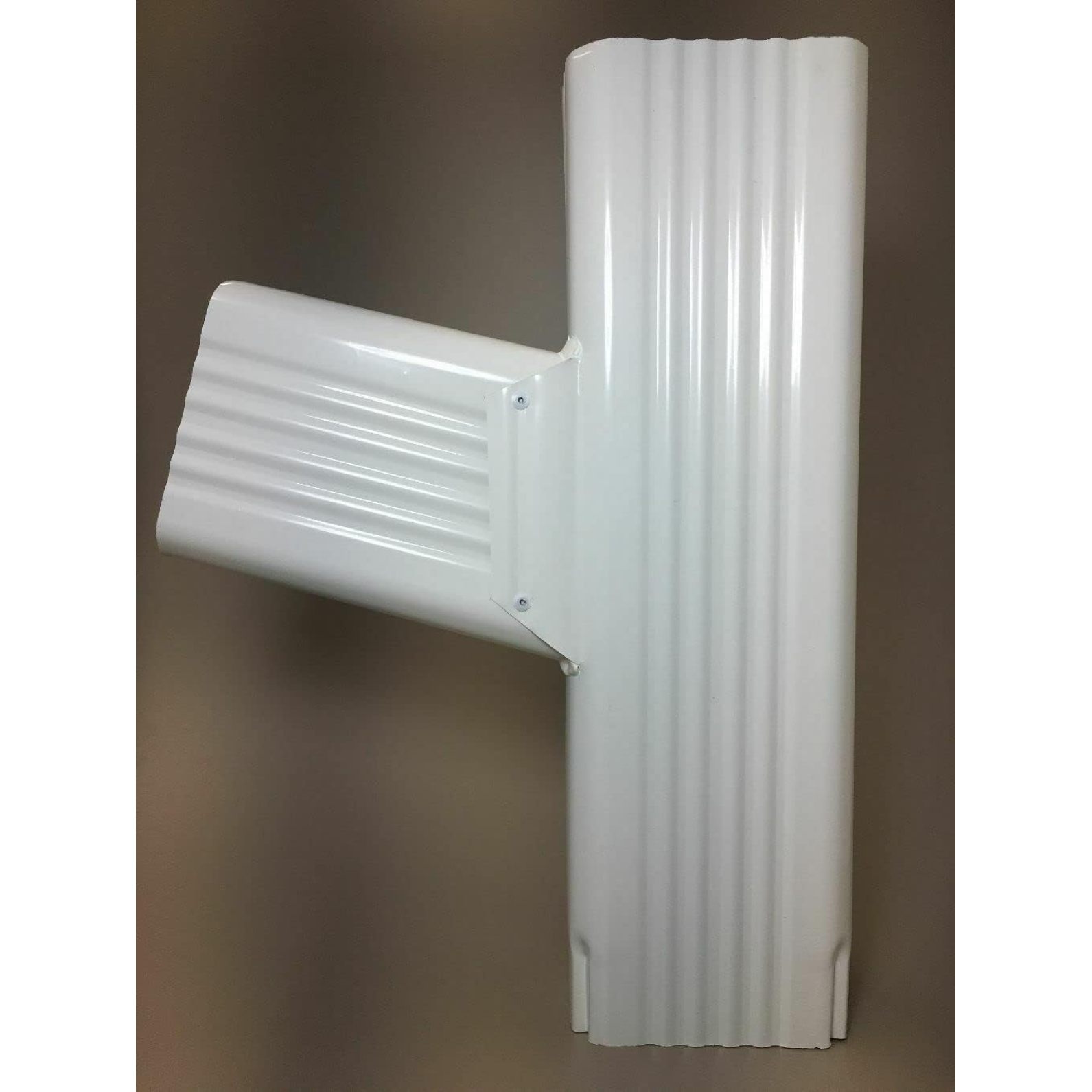 HetayC Downspout Gutter Y Connector 3x4 Standard Left High Gloss White