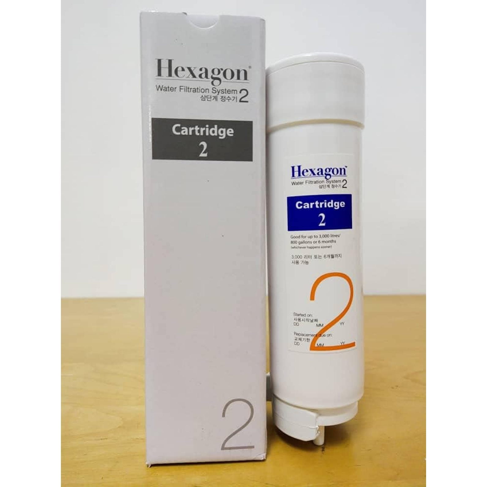 HetayC Hexagon Alkaline Water Filtration System 2 Cartridge 2