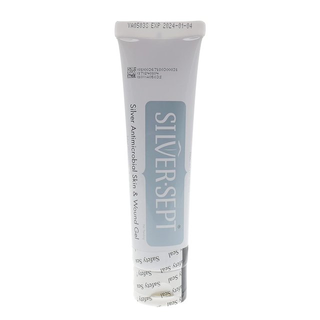 HetayC Silver Antimicrobial Skin and Wound Gel, 3 oz. Tube for Foot and