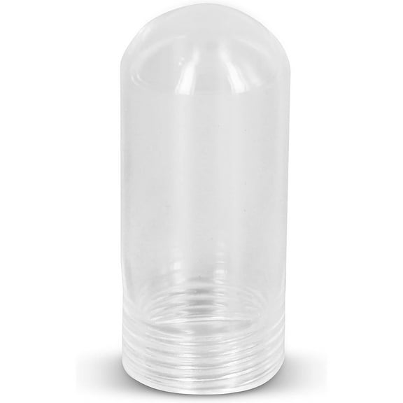 HetayC Tubular G9 Glass Cover - Threaded Bulb Cover - Sturdy Clear Glass Protectant for Bulb - Heat Resistance Up to 500C - 2.25" - Clear - OL-41332