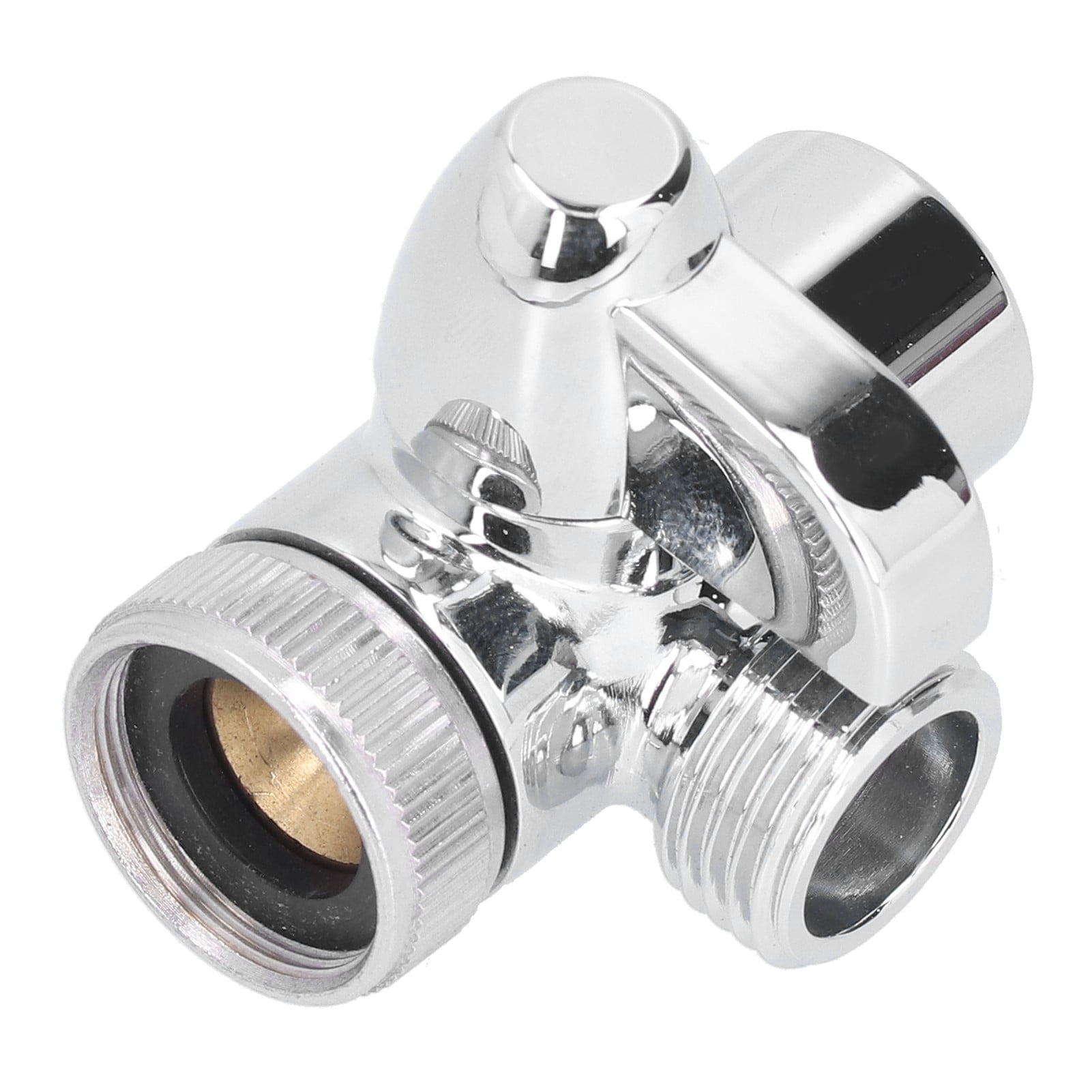 HetayC Water Tap Diverter,Faucet Diverter Valve,G1/2+22mm Water Tap Diverter Valve 1in2out