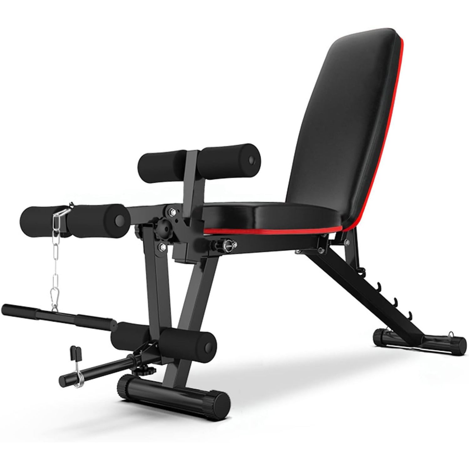HetayC Weight Bench with Leg Extension and Curl, Adjustable Workout