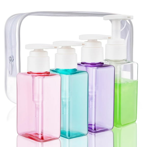 Hethyo Small Soap Dispenser for Bathroom and Kitchen ,100ml Refillable Bottle- With a Organizer