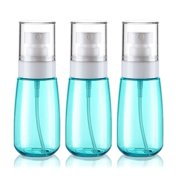 Hethyo Spray Bottle for Hair TSA Approved 2oz 60ml 3 Pack Leak Proof Travel Spray Bottle Empty Refillable Small Spray Bottles for Perfume Essential Oils Toners Rose Water Cosmetics