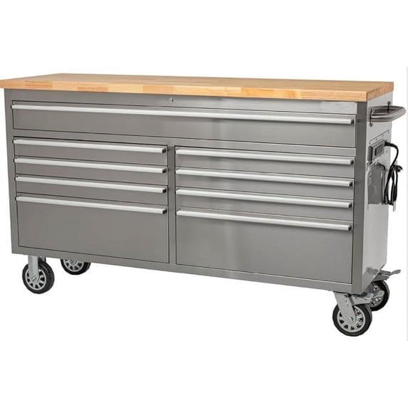 Hetoy 96 inch Tool Chest Tool Box Mobile 24 Drawers Storage Rolling Cabinet with Wheels Lock Key Locking System Drawer Liners for Garage Warehouse Repair Shop
