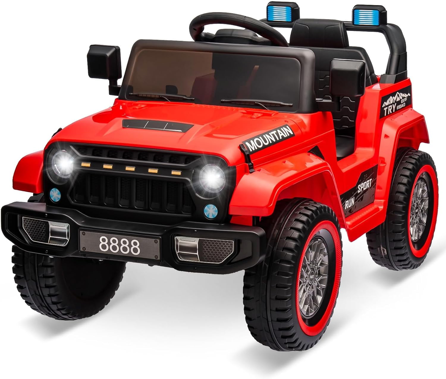 Red 12V Kids Ride-On Quad with Remote Control