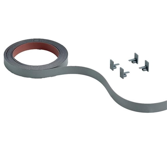 Hettich HT9209399 25 mm Decorative Tape & 4 Caps - Silver